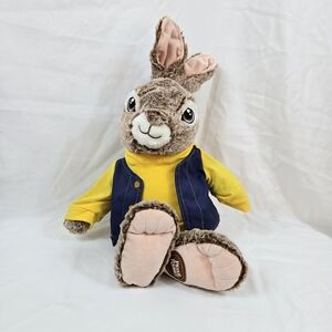 Dan Dee Peter Rabbit Yellow Shirt Blue Vest 20" Plush Toy 2023 Movie Collectible
